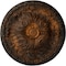 Ekena Millwork Amelia Ceiling Medallion (Fits Canopies up to 2 3/8"), Hand-Painted Rust, 19 5/8"OD x 3/4"P CM20AMRUS - alternate 1